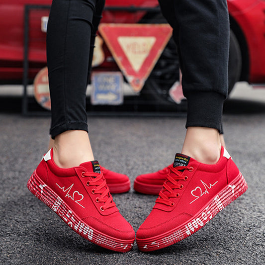 Love Print Canvas Shoes - Beri Collection