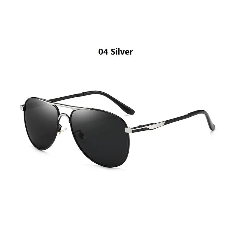 Luxury Pilot Polarized Sunglasses Men Women Driving Fishing Retro Sun Glasses Brand Designer Male Metal Sunglasses For Man UV400 - Beri Collection