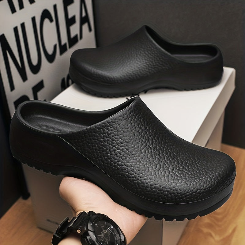 Men Slippers Couples Garden Clog Women Water Proof Chef Shoe Comfortable Sandal Slippers For Pet Workers Outdoor Fishing Shoes - Beri Collection