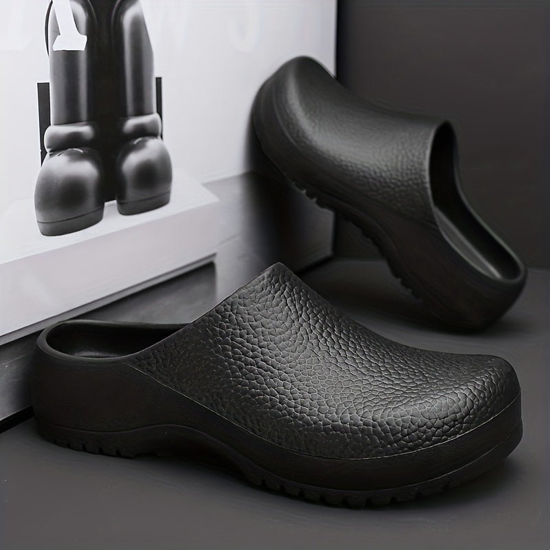 Men Slippers Couples Garden Clog Women Water Proof Chef Shoe Comfortable Sandal Slippers For Pet Workers Outdoor Fishing Shoes - Beri Collection
