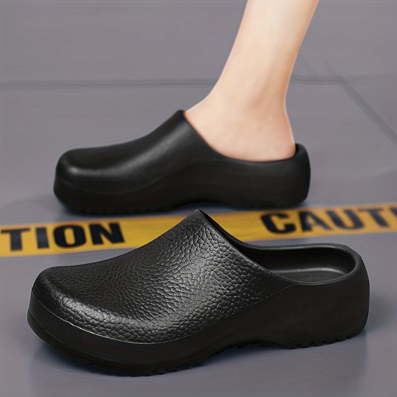 Men Slippers Couples Garden Clog Women Water Proof Chef Shoe Comfortable Sandal Slippers For Pet Workers Outdoor Fishing Shoes - Beri Collection