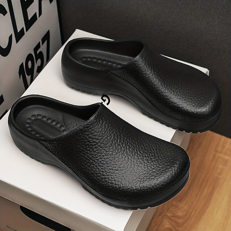 Men Slippers Couples Garden Clog Women Water Proof Chef Shoe Comfortable Sandal Slippers For Pet Workers Outdoor Fishing Shoes - Beri Collection