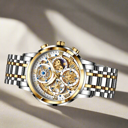 Men Watch Sports Quartz Watches Men Waterproof Chronograph Wristwatch Mens Military Hollow Clock Man Relogio Masculino - Beri Collection