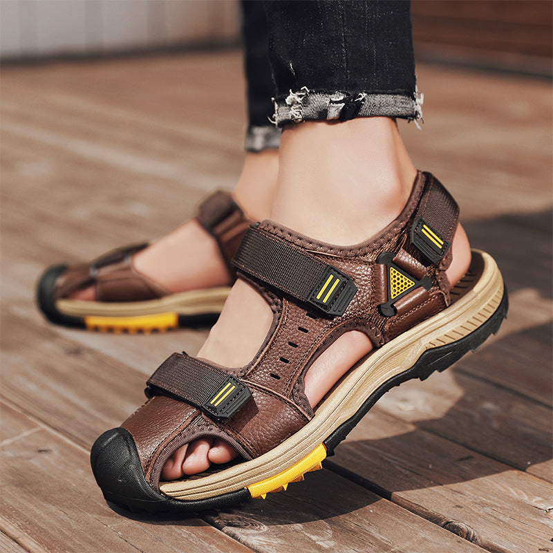Men's Leather Casual Sandals Outdoor - Beri Collection
