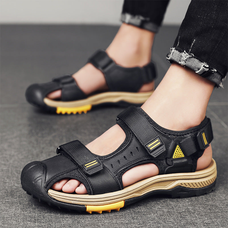 Men's Leather Casual Sandals Outdoor