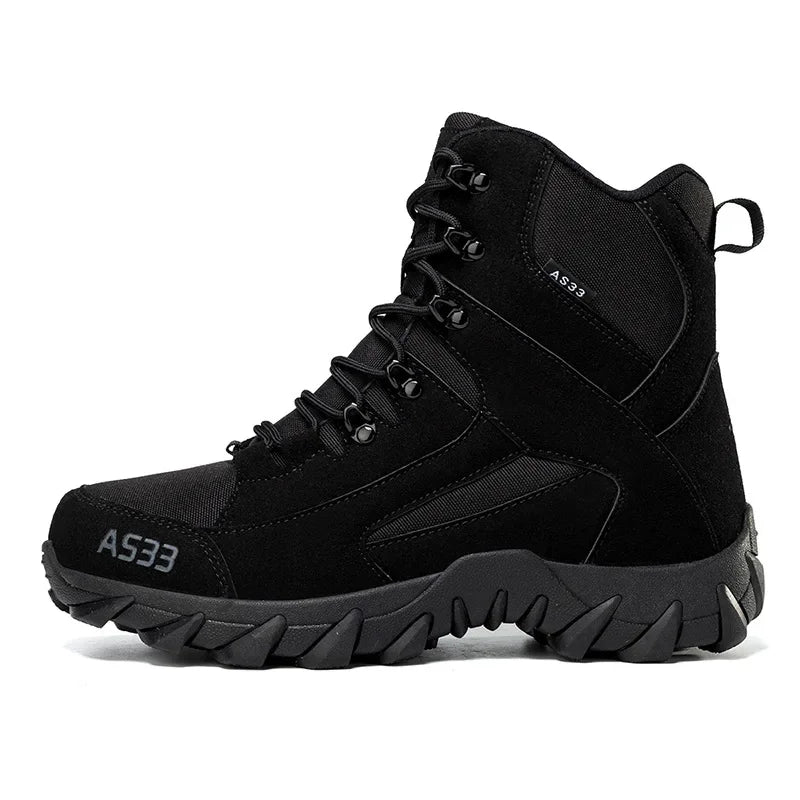 Men's Work Boots Suede Quality Ankle Boots Outdoor Hiking Man Safety Shoes Non-slip Male Climbing Shoes - Beri Collection