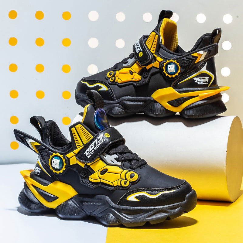 Mesh Cartoon Leather Shoes - Beri Collection