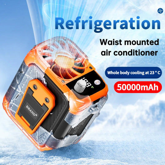 Mini high-speed waist fan, bladeless USB hanging neck fan - Beri Collection