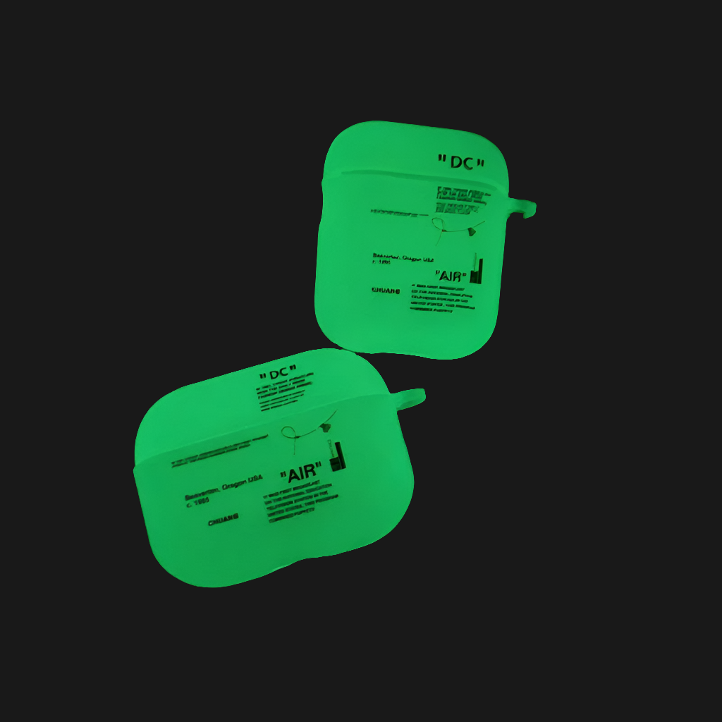 Night Glow AirPods Pro Case Hot Off Sports Brand White Label Cover Luminous Earphone Case for Apple AirPods Pro 2nd Gen 1 2 3 - Beri Collection