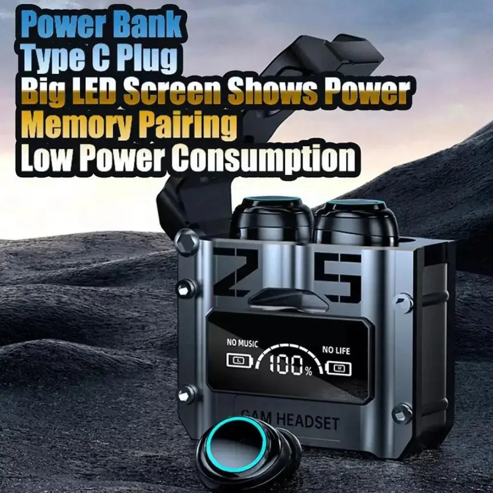 Original M25 TWS Wireless Headphones Earphones Bluetooth Touch Control Noise Reduction Stereo Earbuds Headsets for Xiaomi Iphone - Beri Collection