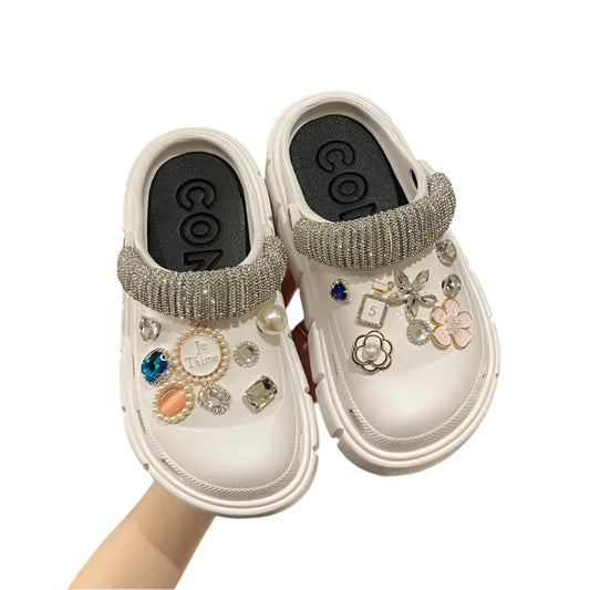 Platform Slippers Summer Women's Sandals 6cm Wedges Ladies Outdoor Clogs Thick Street Beach Slides Girls Flip Flops Garden Shoes - Beri Collection