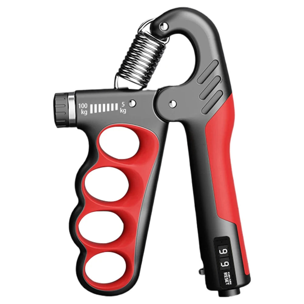 5-100 KG Grip Strength Trainer Wrist Expander Adjustable Resistance Fitness Gym Training Hand Gripper for Muscle Building - Beri Collection 
