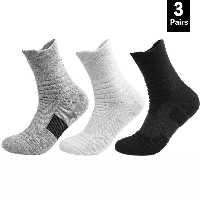 Anti-slip Football Cotton Sock Soccer Basketball Sport Socks Breathable Deodorous