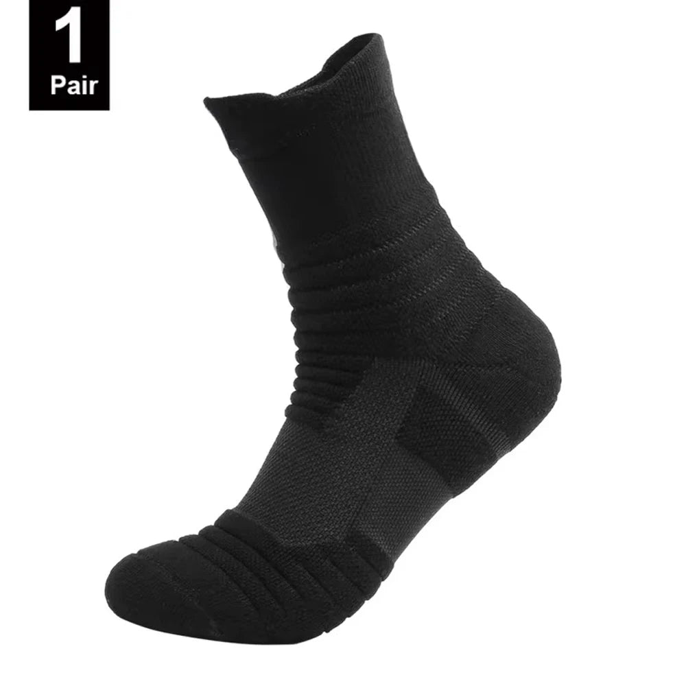 Anti-slip Football Cotton Sock Soccer Basketball Sport Socks Breathable Deodorous