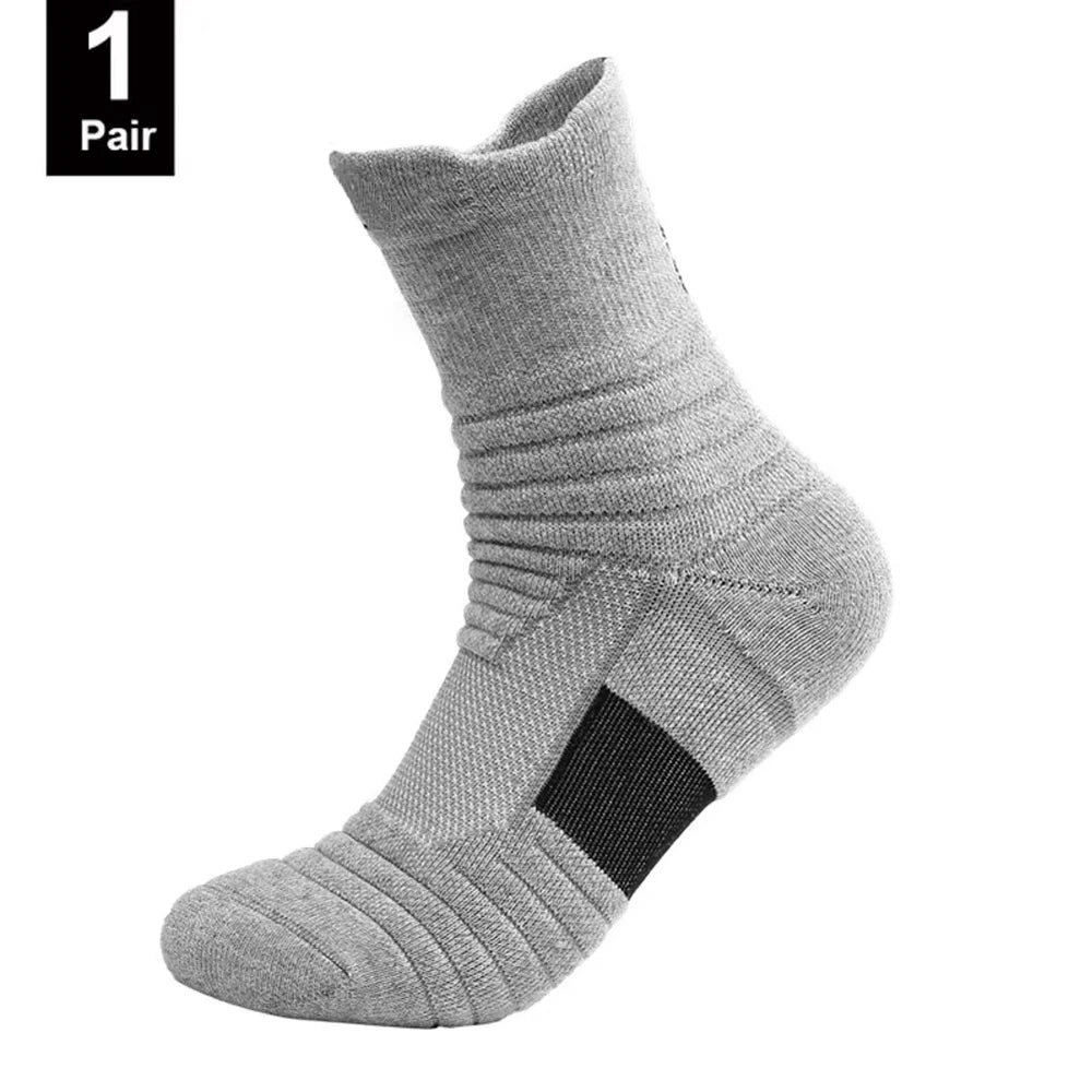 Anti-slip Football Cotton Sock Soccer Basketball Sport Socks Breathable Deodorous
