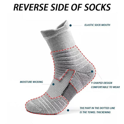 Anti-slip Football Cotton Sock Soccer Basketball Sport Socks Breathable Deodorous - Beri Collection 