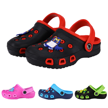 Children Mules Clogs Kids Summer Garden Cute Cartoons Shoes Girl Boy Beach Shoes - Beri Collection 