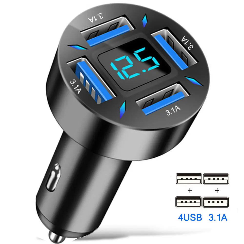 Dual USB C PD 20W Car Charger Fast Charging PD Quick Charge 3.0 USB C Car Phone Charger Adapter For iPhone Xiaomi Samsung