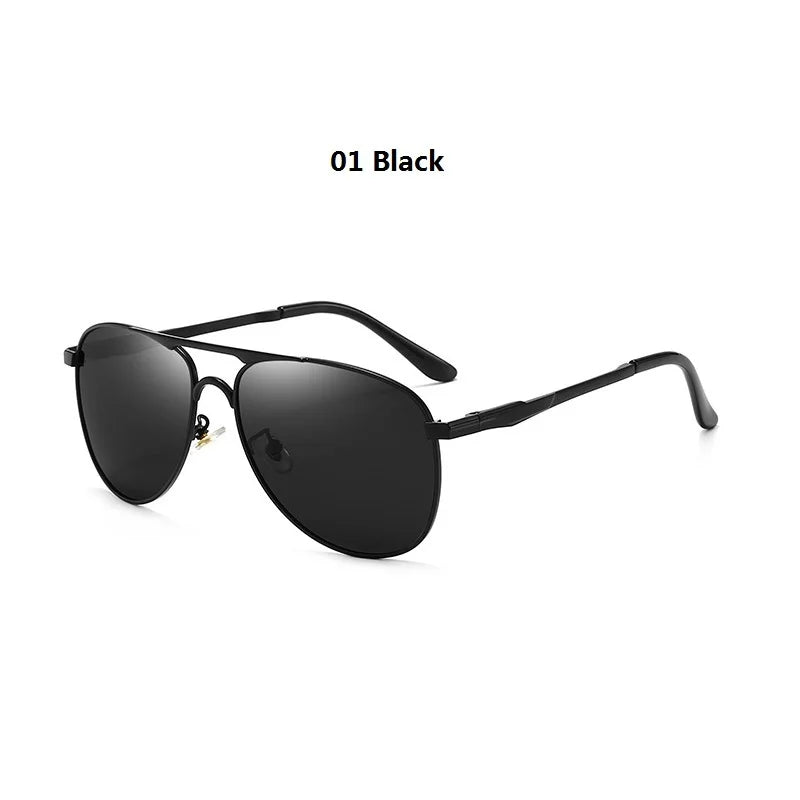 Luxury Pilot Polarized Sunglasses Men Women Driving Fishing Retro Sun Glasses Brand Designer Male Metal Sunglasses For Man UV400 - Beri Collection 
