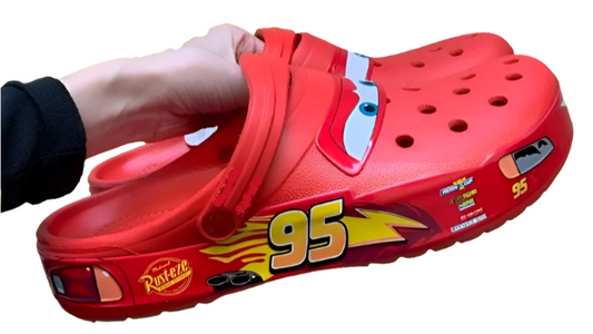 Lightning McQueen casual sandals for teens/adults - Beri Collection 