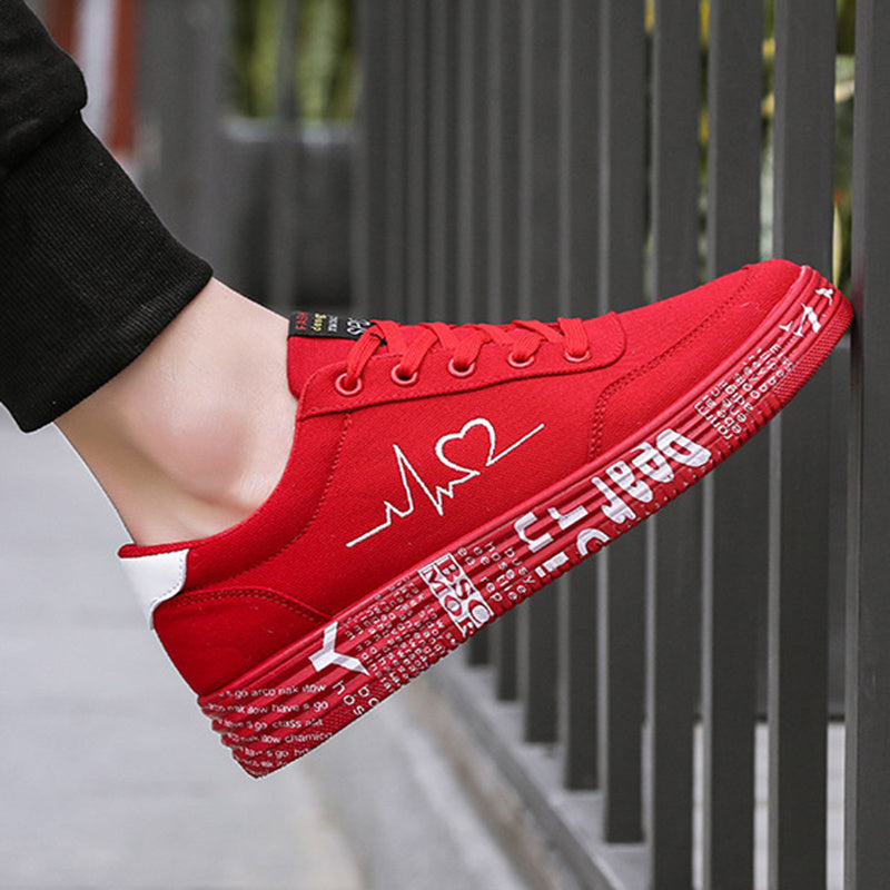 Love Print Canvas Shoes - Beri Collection 