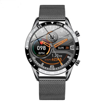 Luxury Full Circle Touch Screen Men Smart Watch Bluetooth Call Steel Band Waterproof Sports Fitness Watch For Android IOS - Beri Collection 