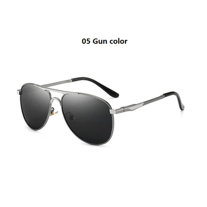 Luxury Pilot Polarized Sunglasses Men Women Driving Fishing Retro Sun Glasses Brand Designer Male Metal Sunglasses For Man UV400 - Beri Collection 