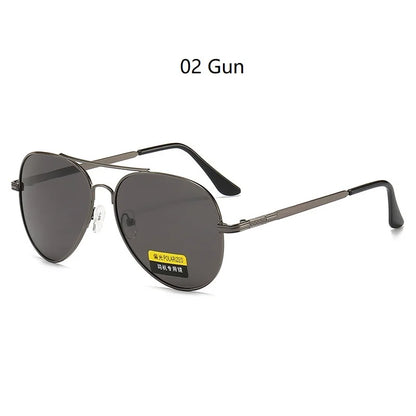 Luxury Pilot Polarized Sunglasses Men Women Driving Fishing Retro Sun Glasses Brand Designer Male Metal Sunglasses For Man UV400 - Beri Collection 