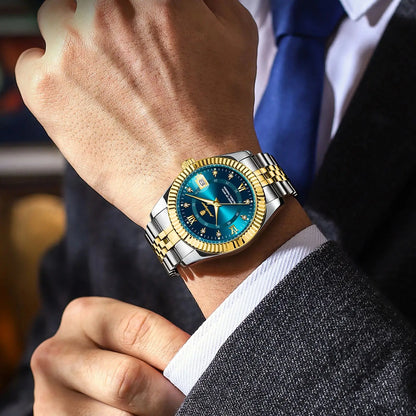 Luxury Sport Wrist Watch For Man Waterproof Luminous Date Men Watch Quartz Stainless Steel Men's Watches Male Reloj+box - Beri Collection 