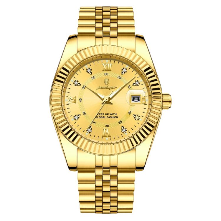 Luxury Sport Wrist Watch For Man Waterproof Luminous Date Men Watch Quartz Stainless Steel Men's Watches Male Reloj+box