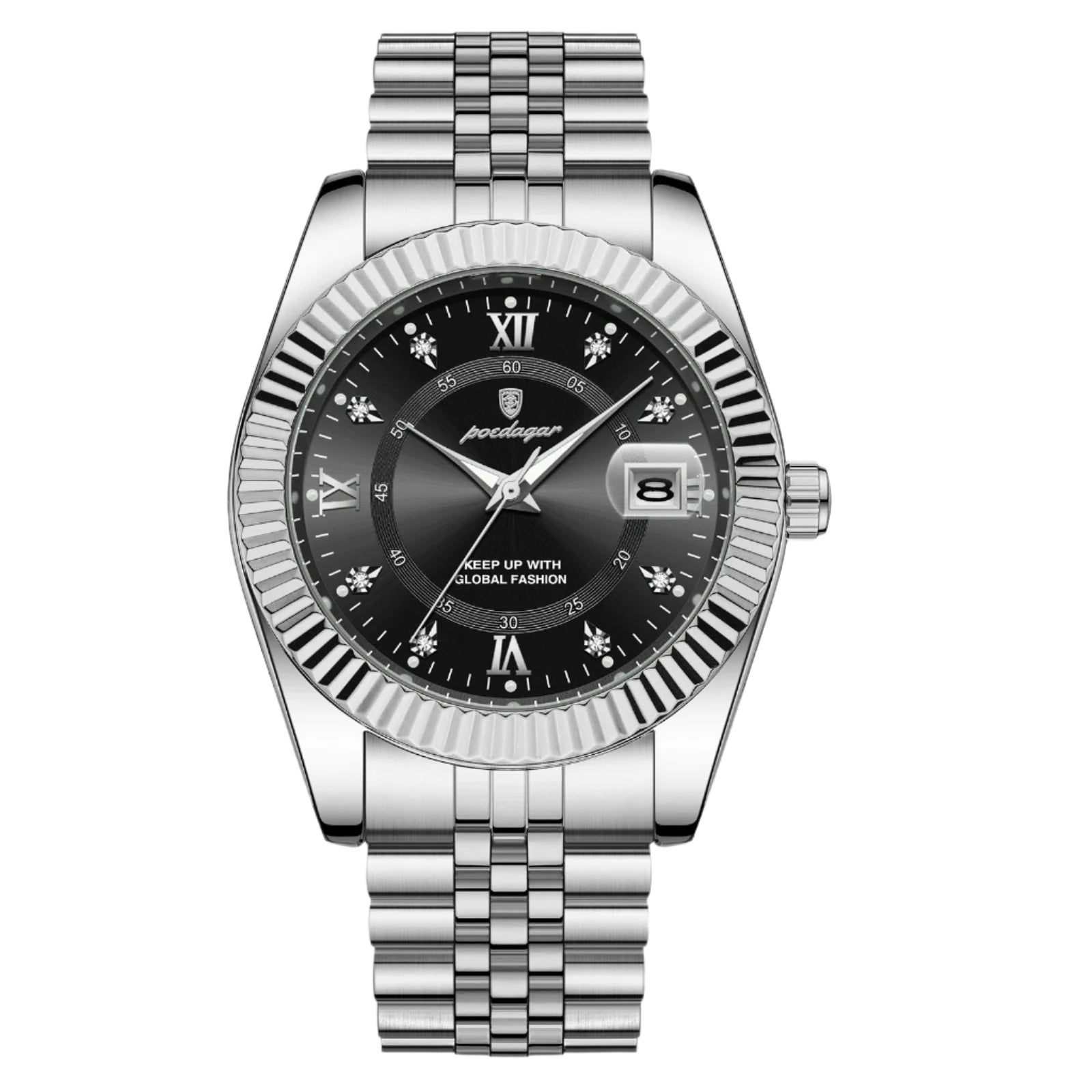 Luxury Sport Wrist Watch For Man Waterproof Luminous Date Men Watch Quartz Stainless Steel Men's Watches Male Reloj+box