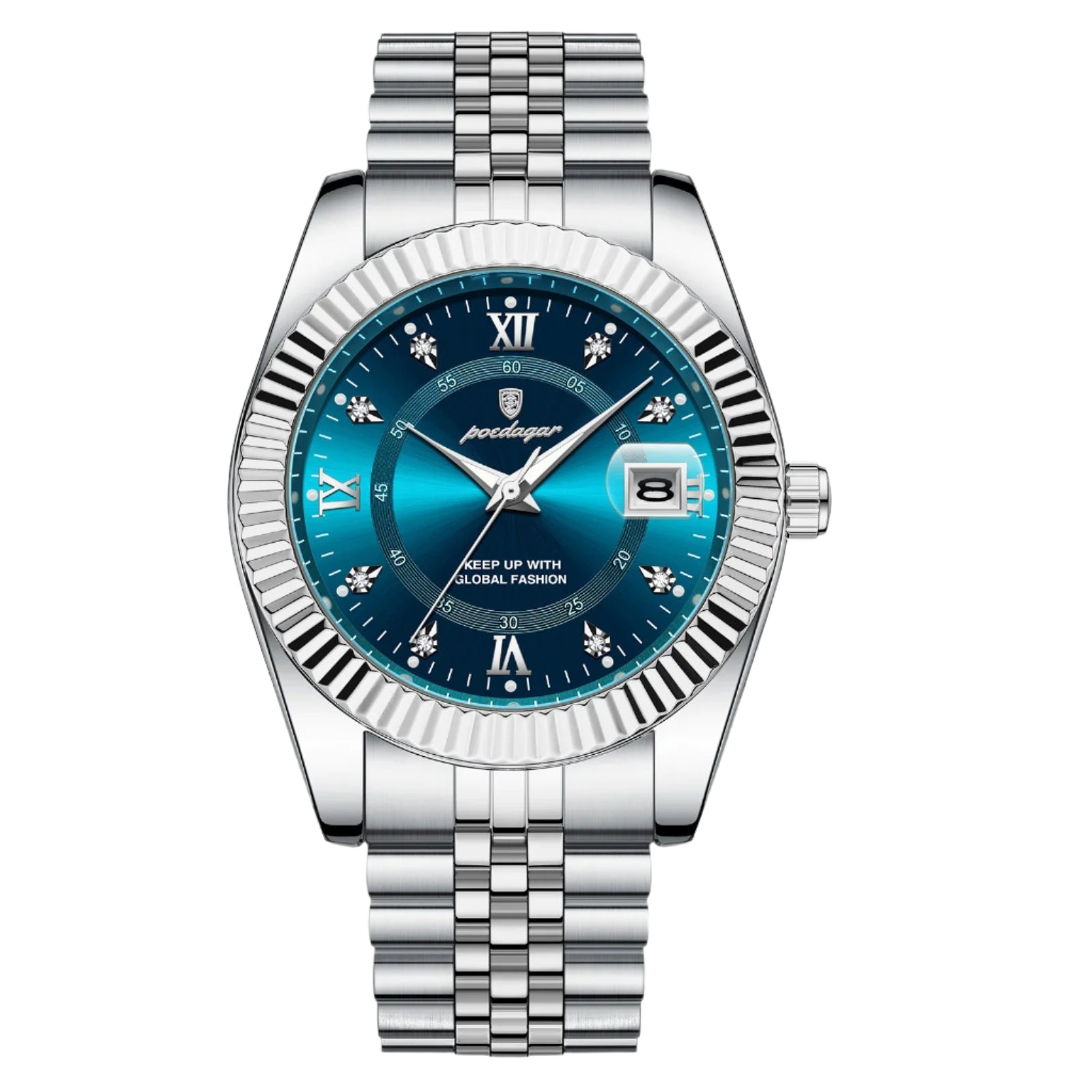 Luxury Sport Wrist Watch For Man Waterproof Luminous Date Men Watch Quartz Stainless Steel Men's Watches Male Reloj+box
