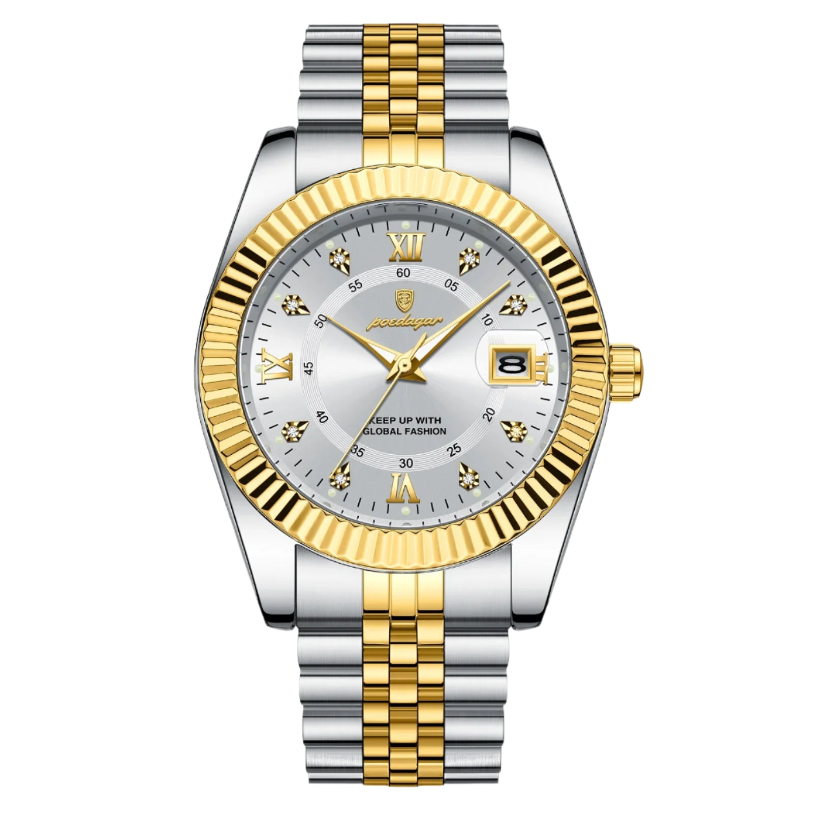 Luxury Sport Wrist Watch For Man Waterproof Luminous Date Men Watch Quartz Stainless Steel Men's Watches Male Reloj+box