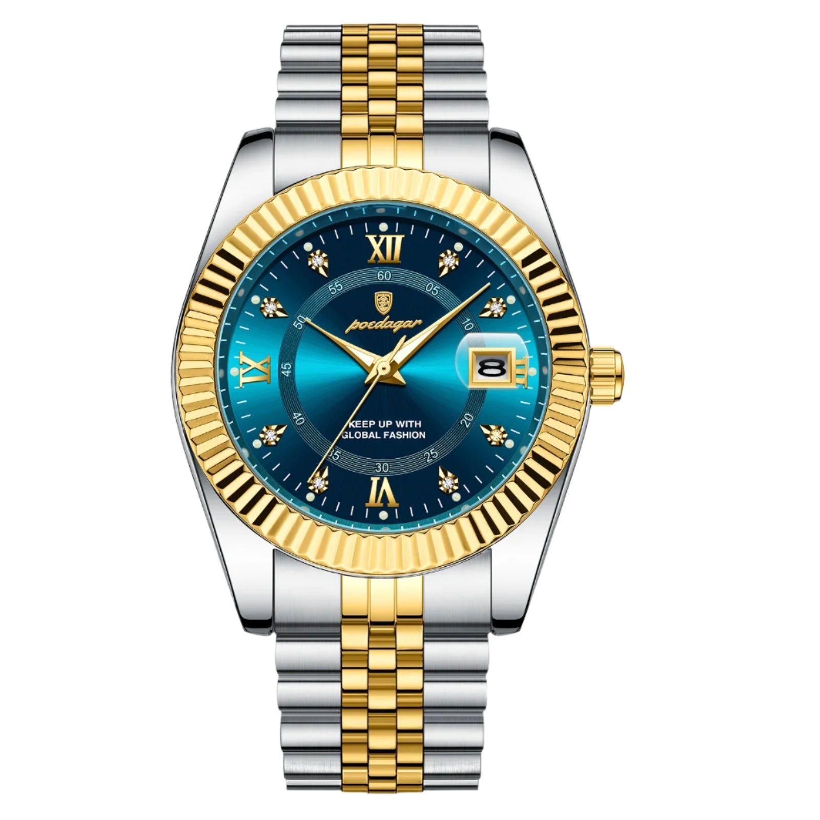 Luxury Sport Wrist Watch For Man Waterproof Luminous Date Men Watch Quartz Stainless Steel Men's Watches Male Reloj+box