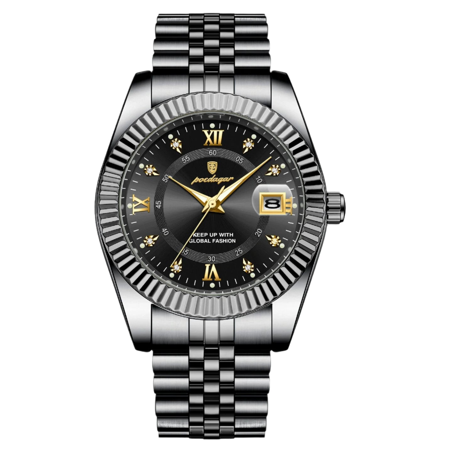 Luxury Sport Wrist Watch For Man Waterproof Luminous Date Men Watch Quartz Stainless Steel Men's Watches Male Reloj+box - Beri Collection 