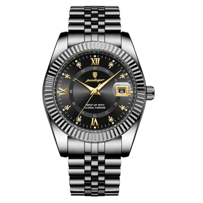 Luxury Sport Wrist Watch For Man Waterproof Luminous Date Men Watch Quartz Stainless Steel Men's Watches Male Reloj+box - Beri Collection 