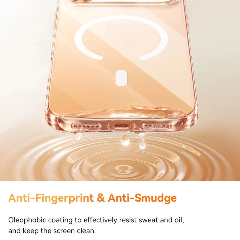 Magnetic Case For iPhone 17 Pro Max 17 Air Magsafe Wireless Charging Case For iPhone 17 Pro Air Clear Protective Cover