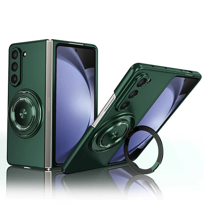 Magnetic Wireless Charging Case for Galaxy Z Fold 5 6 Fold4 Fold3 Phone Cover With 360° Roating O Stand Holder - Beri Collection 