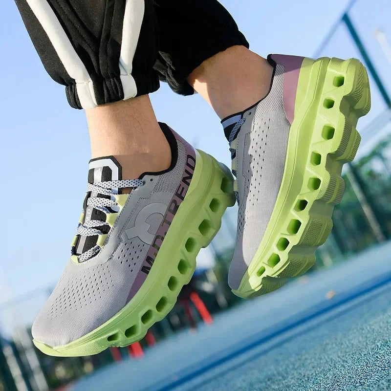 Men Sports Shoes Luxury Casual Sneakers Mesh Running Shoes Summer Lightweight Platform Fashion Basketball Walking Shoes for Men - Beri Collection 