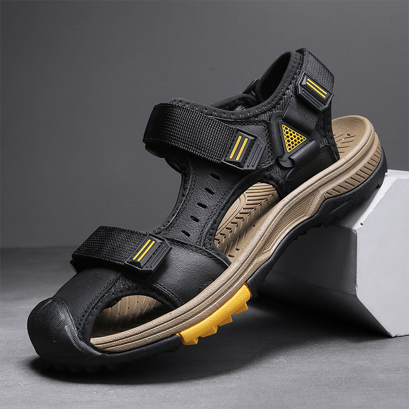Men's Leather Casual Sandals Outdoor
