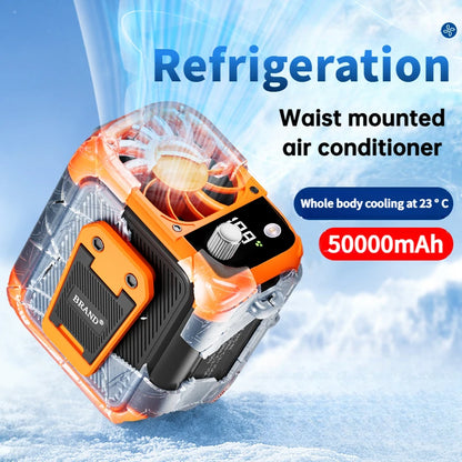 Mini high-speed waist fan, bladeless USB hanging neck fan - Beri Collection 