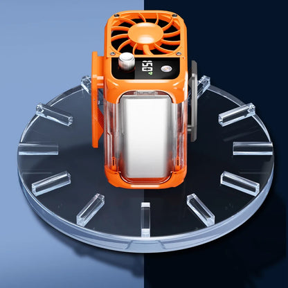 Mini high-speed waist fan, bladeless USB hanging neck fan - Beri Collection 