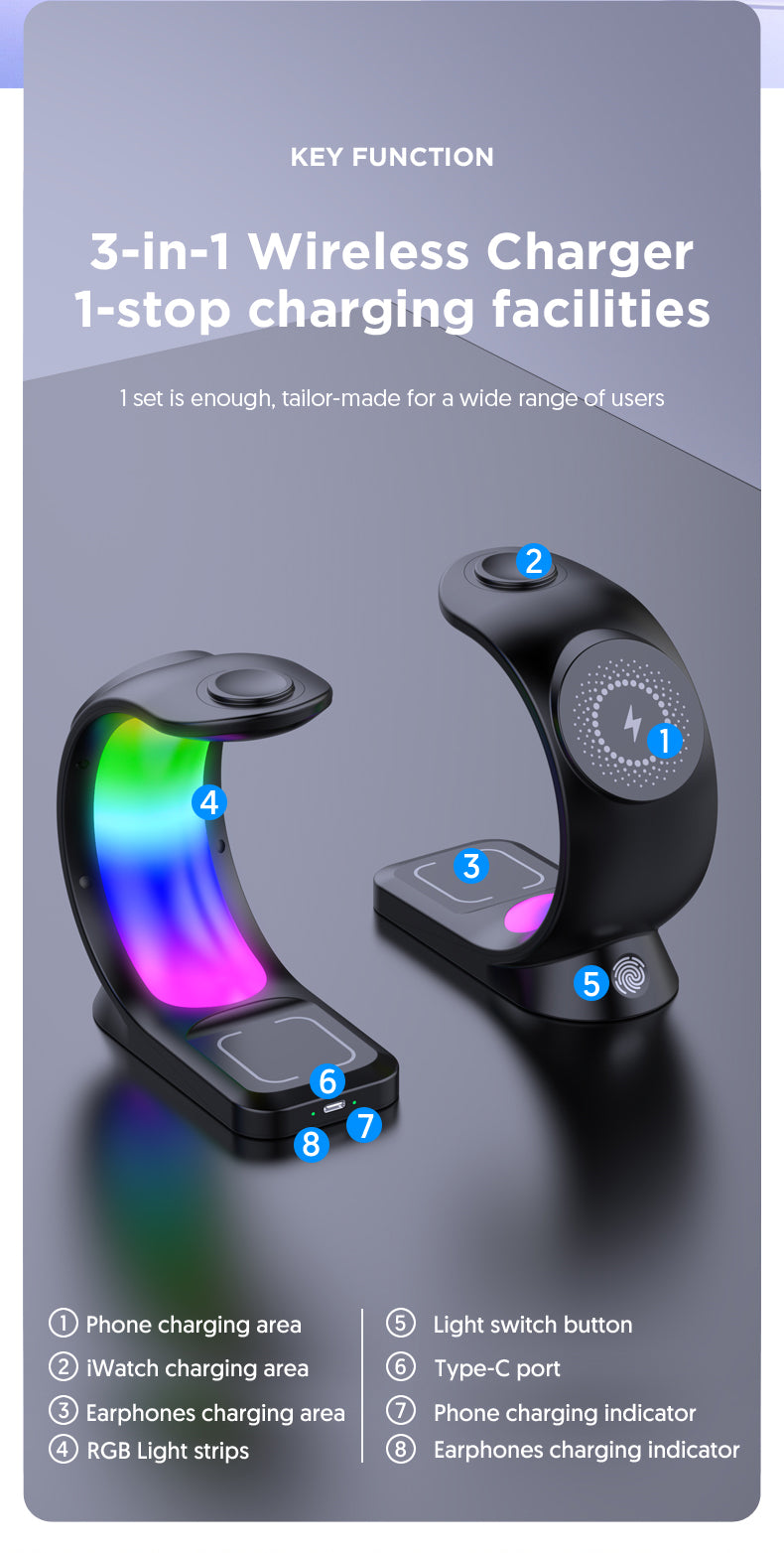 Multi Device Charging Station - Beri Collection 