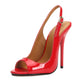 Painted heel sandals