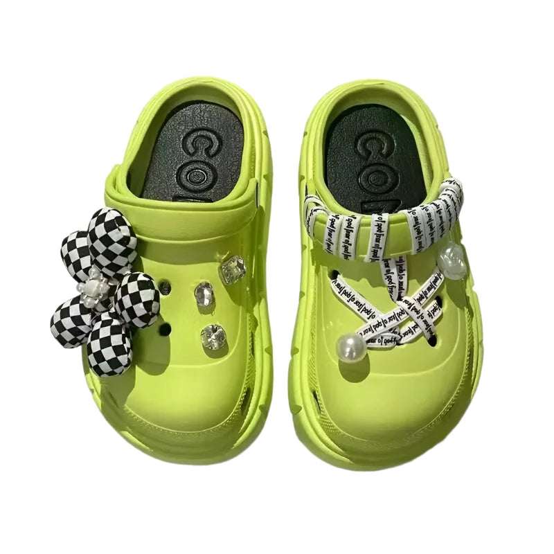 Platform Slippers Summer Women's Sandals 6cm Wedges Ladies Outdoor Clogs Thick Street Beach Slides Girls Flip Flops Garden Shoes