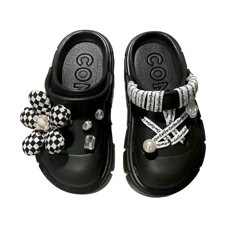 Platform Slippers Summer Women's Sandals 6cm Wedges Ladies Outdoor Clogs Thick Street Beach Slides Girls Flip Flops Garden Shoes