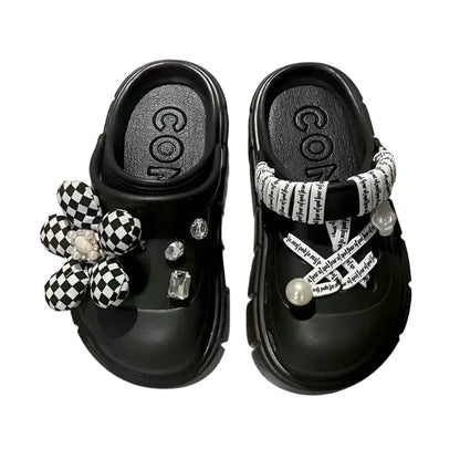Platform Slippers Summer Women's Sandals 6cm Wedges Ladies Outdoor Clogs Thick Street Beach Slides Girls Flip Flops Garden Shoes - Beri Collection 