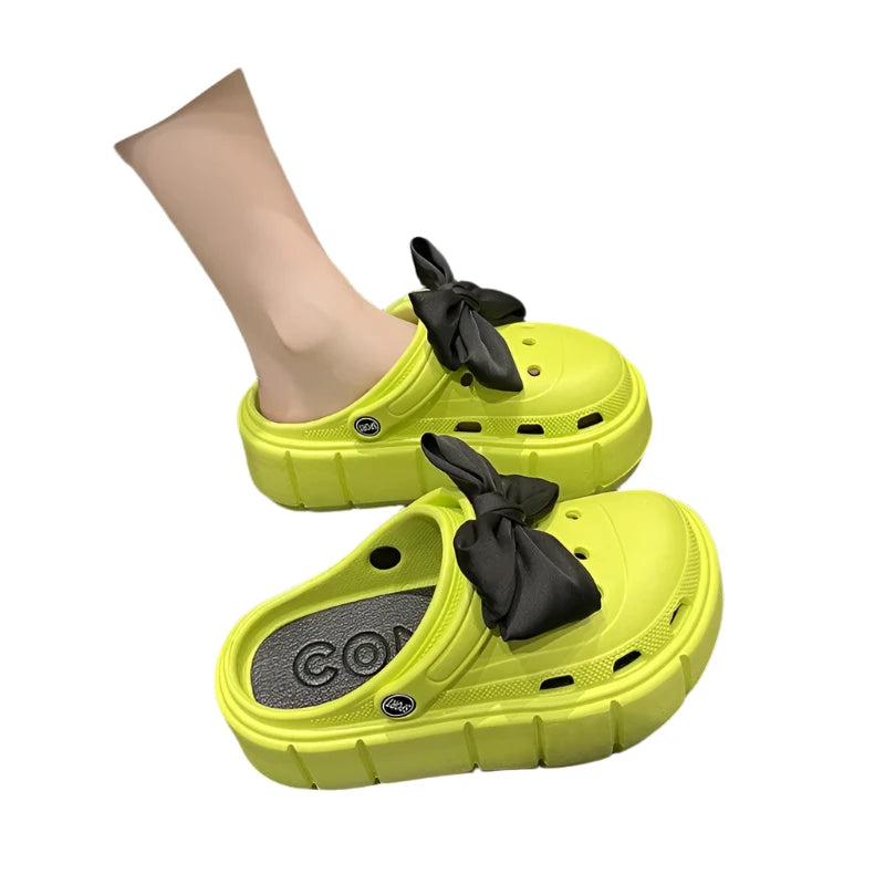 Platform Slippers Summer Women's Sandals 6cm Wedges Ladies Outdoor Clogs Thick Street Beach Slides Girls Flip Flops Garden Shoes
