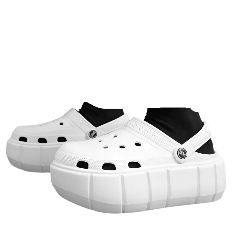 Platform Slippers Summer Women's Sandals 6cm Wedges Ladies Outdoor Clogs Thick Street Beach Slides Girls Flip Flops Garden Shoes