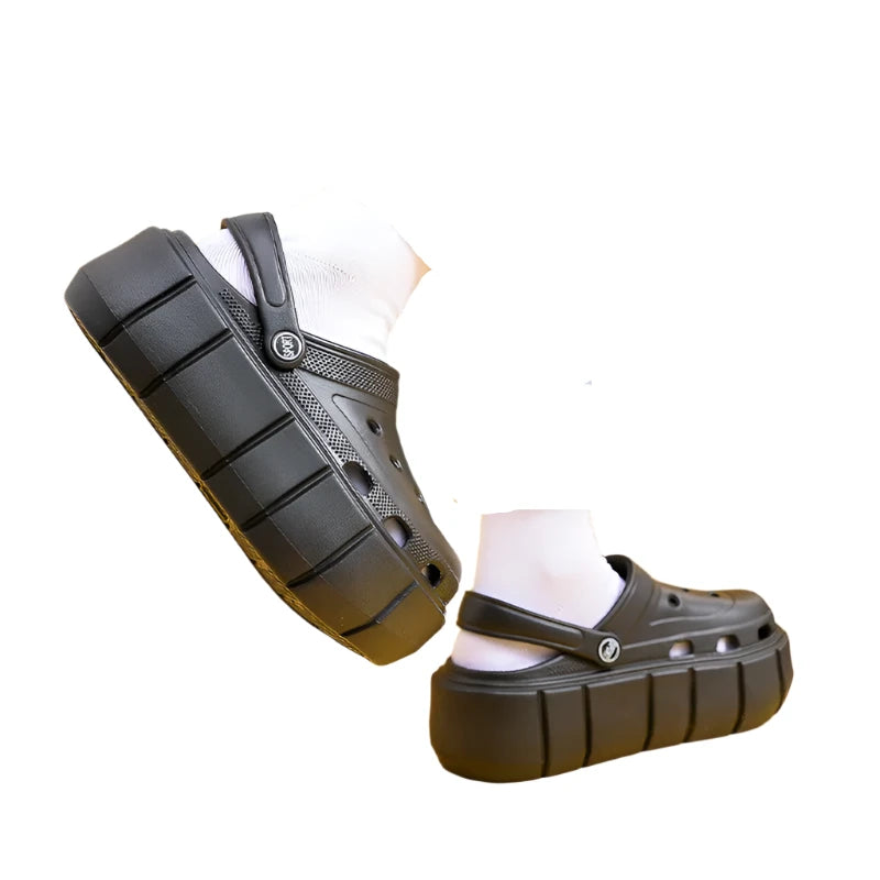 Platform Slippers Summer Women's Sandals 6cm Wedges Ladies Outdoor Clogs Thick Street Beach Slides Girls Flip Flops Garden Shoes